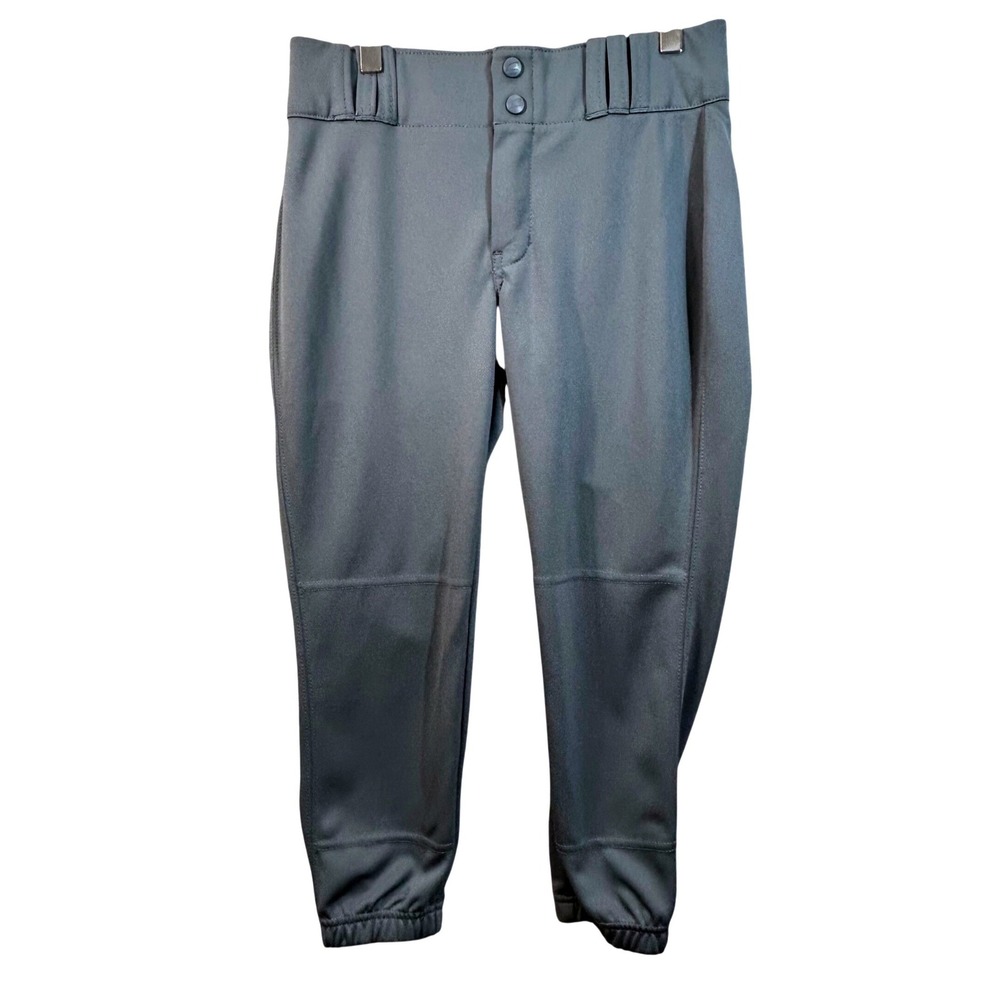 Champro Womens Small Gray Softball Pants Reinforced‎ Knee Elastic Cuff BP20